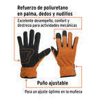 Guantes de trabajo unitalla palma reforzada Truper