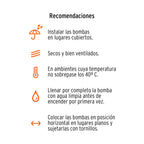 Bomba hidroneumática 1/2 hp 24 litros Truper