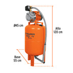 Bomba hidroneumática 1/2 hp 100 litros Truper
