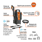 Hidrolavadora eléctrica 1500 PSI Truper