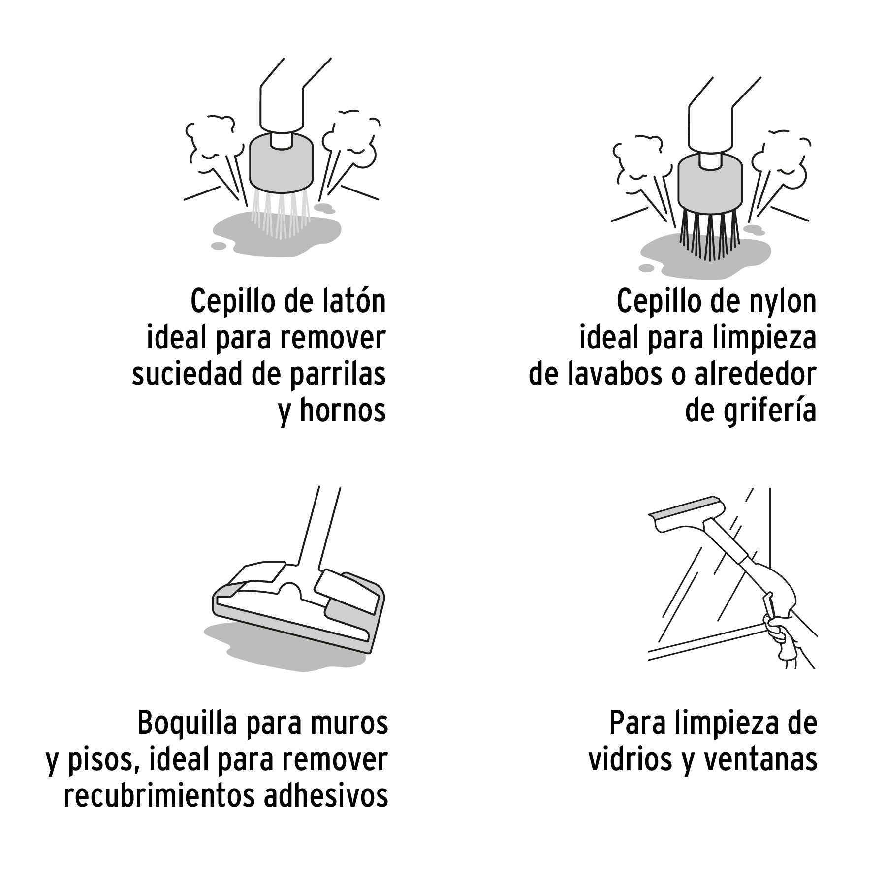 Limpiador a vapor 1800W Truper