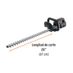 Cortasetos inalámbrico 40V 2 baterías 4Ah 1 cargador dual Truper Max