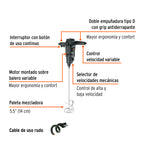 Mezcladora eléctrica 1500W Truper Industrial