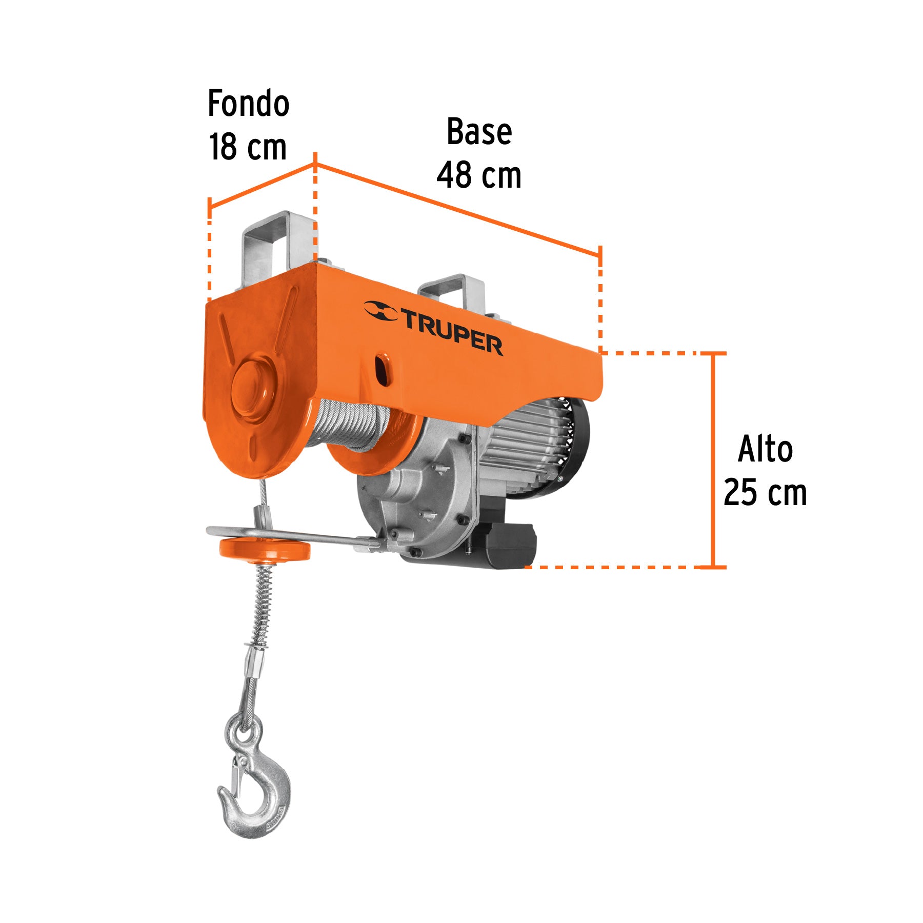 Polipasto electico 1000 kg Truper