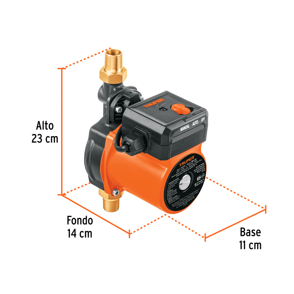 Bomba Presurizadora 1/6 hp Truper